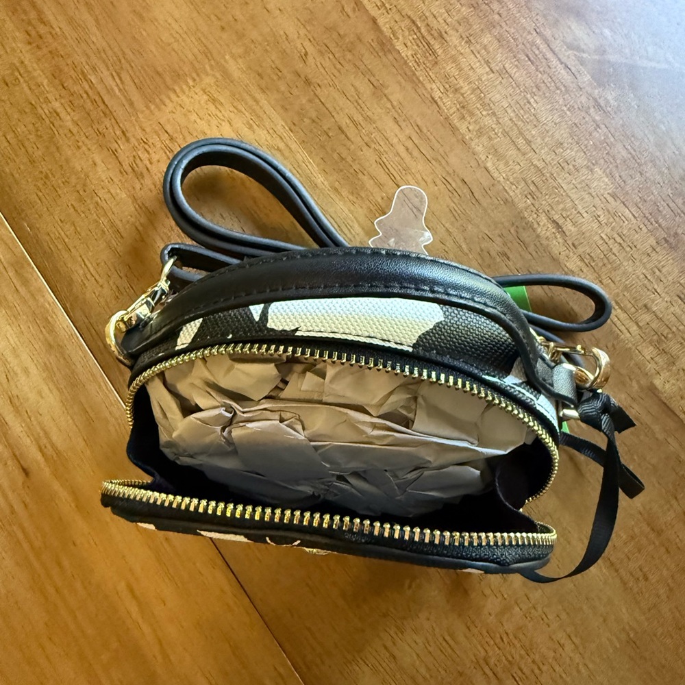 NWT Classic Rose Mini Crossbody Bag - kate spade new york x Target Black/White - Picture 10 of 12
